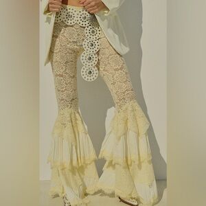AKIRA Ivory Lace Skirt